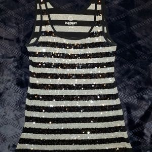 Old Navy Sequin Tank Top